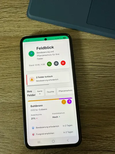 Feldblick App Übersicht